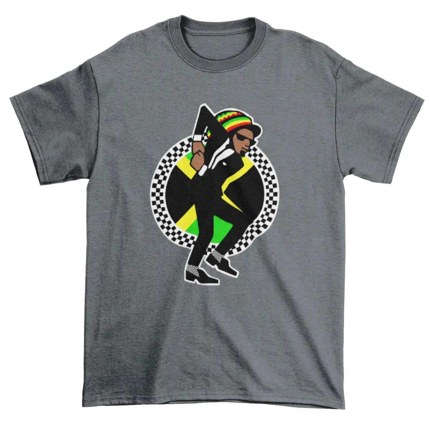 Jamaican Rasta Ska Logo Rude Boy Men's T-Shirt – Tribal T-Shirts