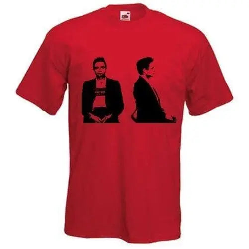 Johnny Cash T-Shirt XXL / Red