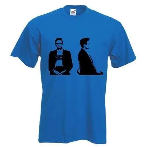 Johnny Cash T-Shirt XXL / Royal Blue