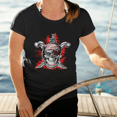 Jolly Roger Pirate Fancy Dress Women’s T-Shirt - Womens