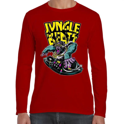 Jungle Beats Junglist DJ Long Sleeve XXL / Red