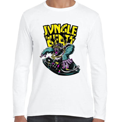 Jungle Beats Junglist DJ Long Sleeve XXL / White