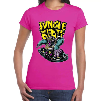 Jungle Beats Junglist DJ Women's T-Shirt S / Dark Pink
