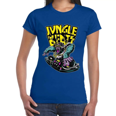 Jungle Beats Junglist DJ Women's T-Shirt S / Royal Blue