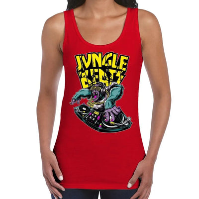 Jungle Beats Junglist Women's Tank Vest Top S / Red