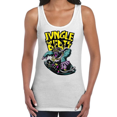 Jungle Beats Junglist Women's Tank Vest Top S / White