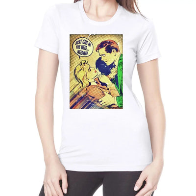 Just Give Me The Weed Weedman Cannabis Women's T-Shirt L