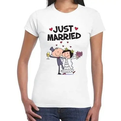 Just Married Women's Wedding T-Shirt