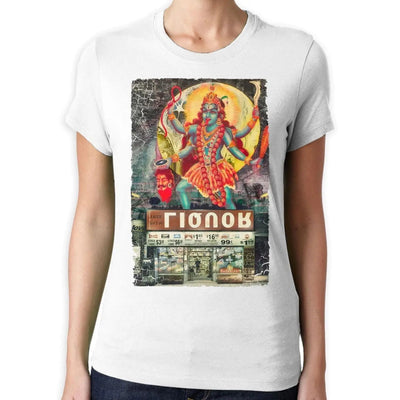 Kali Hindu Goddess Large Print Women's T-Shirt S