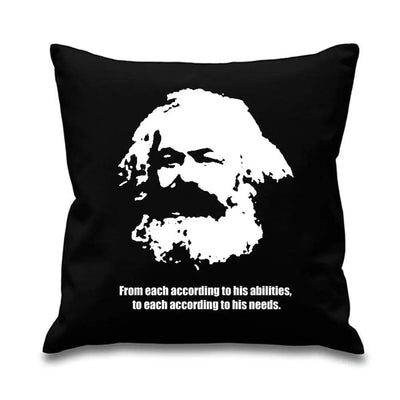 Karl Marx Quote Scatter Cushion