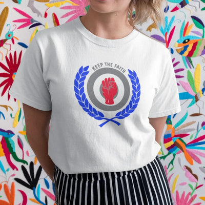 Keep The Faith Laurel Leaves Women’s T-Shirt - Womens