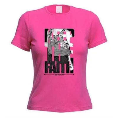 Keep The Faith Northern Soul Women's T-Shirt S / Dark Pink