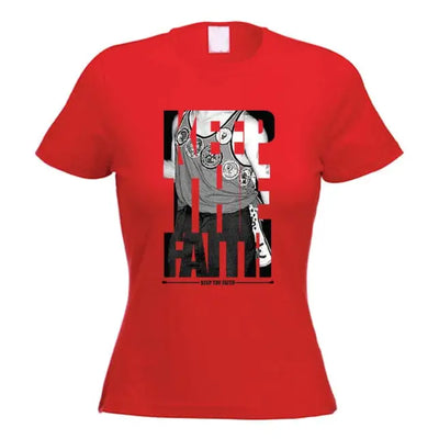 Keep The Faith Northern Soul Women’s T-Shirt - S / Red -