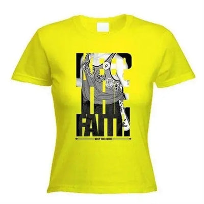 Keep The Faith Northern Soul Women's T-Shirt S / Yellow