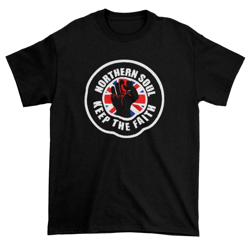 Keep The Faith Union Jack Scribble Men&