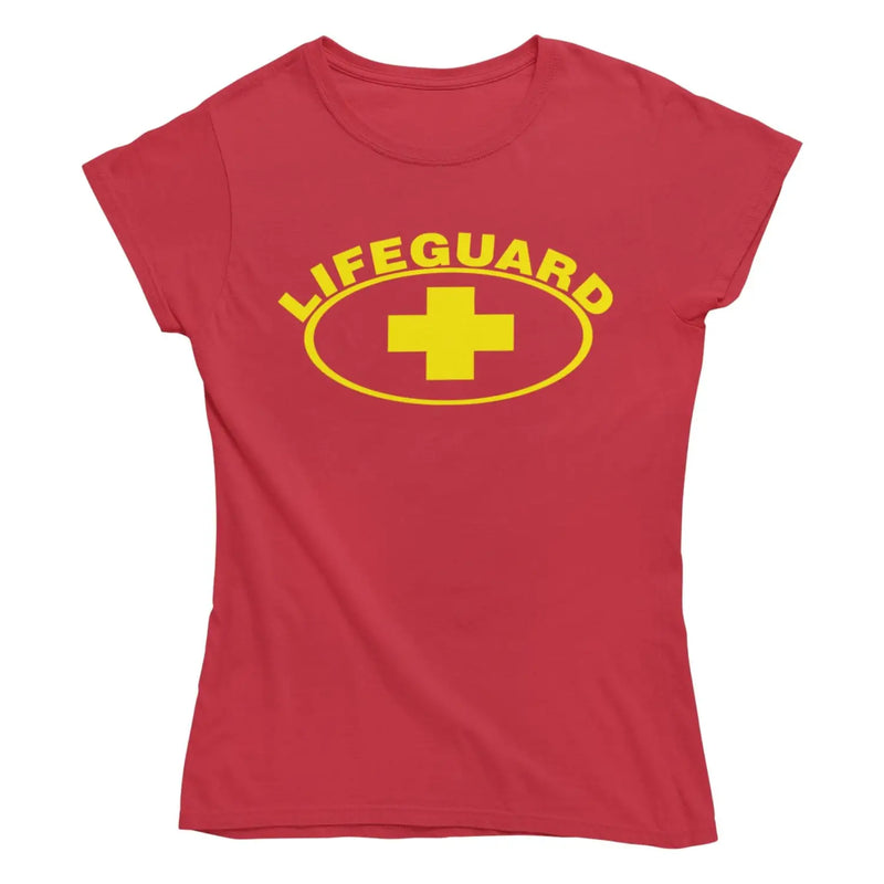 Lifeguard Women’s T-Shirt - XL / Red - Womens T-Shirt