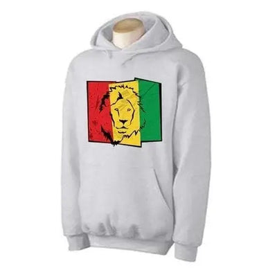 Lion Of Judah Flag Hoodie L / Light Grey