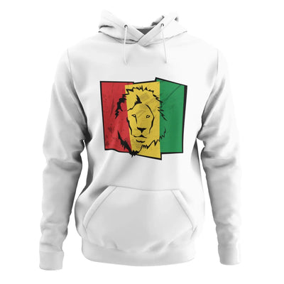 Lion Of Judah Flag Hoodie - L / White - Hoodie