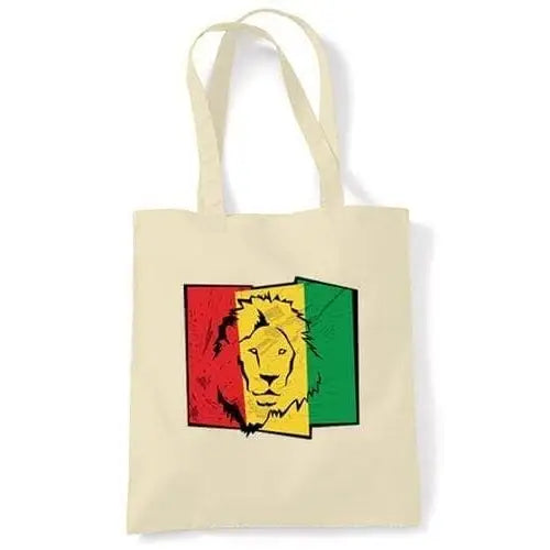 Lion Of Judah Flag Shoulder Bag Cream