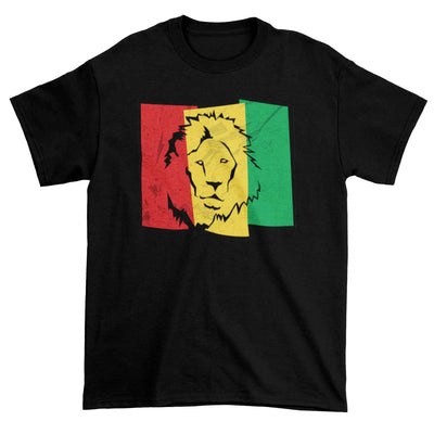 Lion Of Judah Flag T-Shirt S / Black