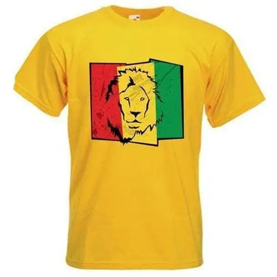 Lion Of Judah Flag T-Shirt S / Yellow