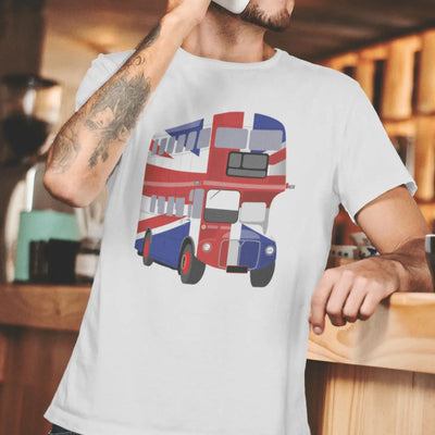 London Bus Union Jack Mens T-Shirt