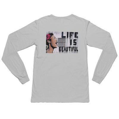 Banksy Life is Beautiful Long Sleeve T-Shirt