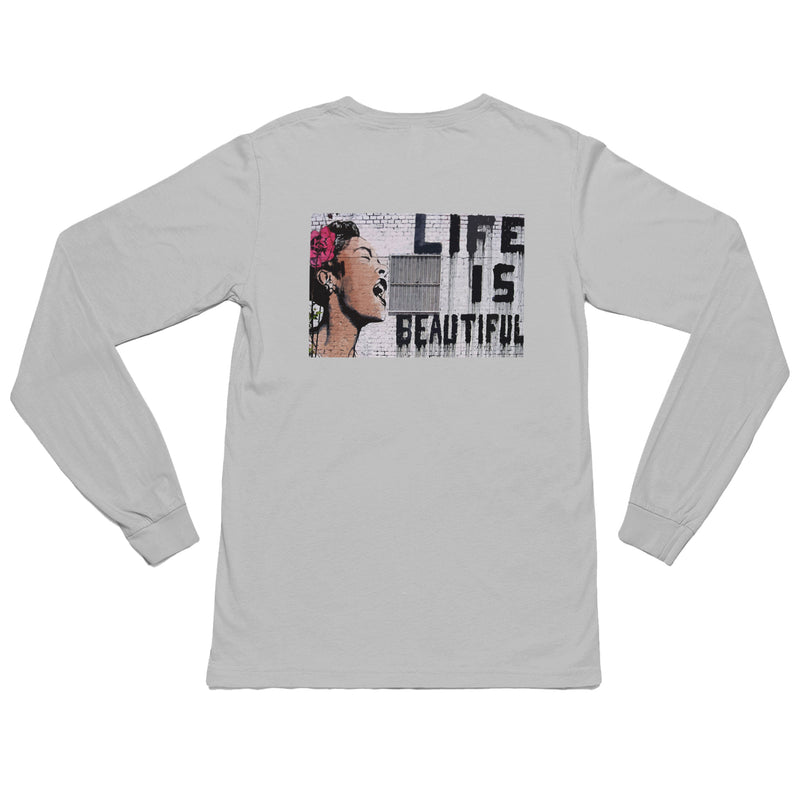 Banksy Life is Beautiful Long Sleeve T-Shirt