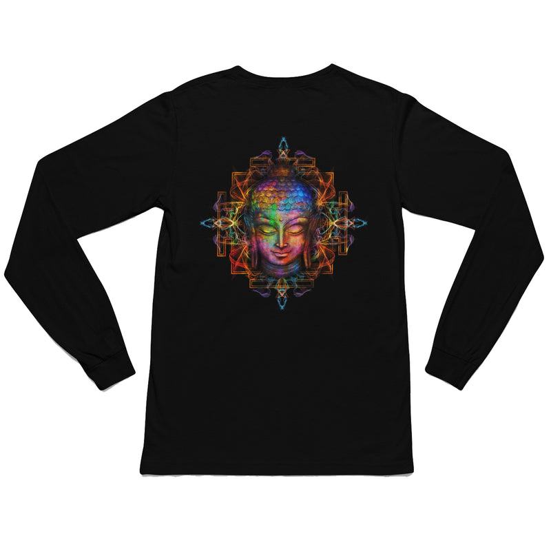 Electric Buddha Psychedelic Long Sleeve T Shirt