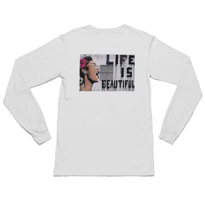 Banksy Life is Beautiful Long Sleeve T-Shirt