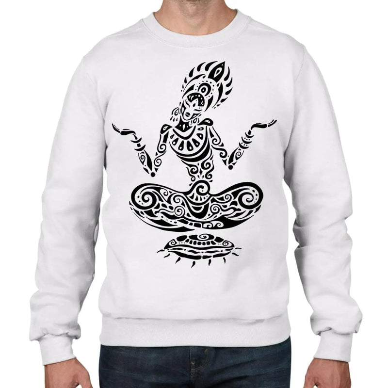 Lotus Pose Tattoo Hipster Men&