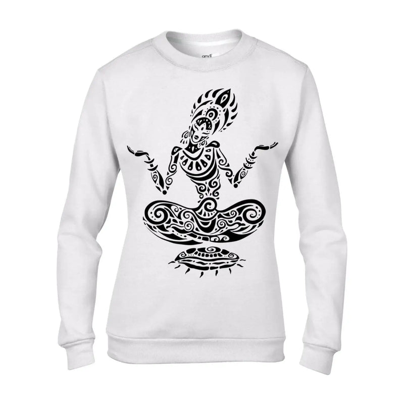 Lotus Pose Tattoo Hipster Women&