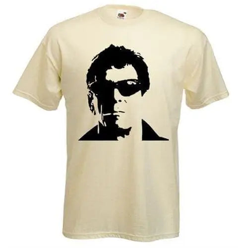 Lou Reed Mens T-Shirt M / Cream