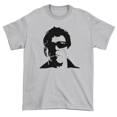 Lou Reed Mens T-Shirt M / Light Grey