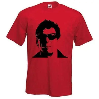 Lou Reed Mens T-Shirt M / Red