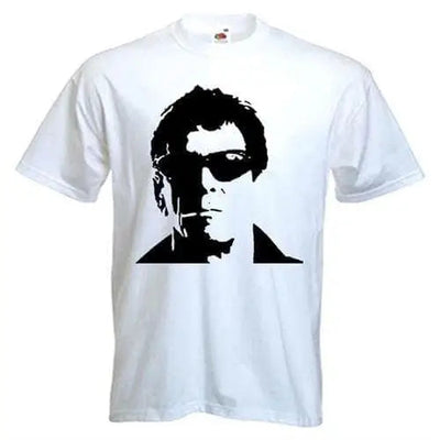 Lou Reed Mens T-Shirt M / White