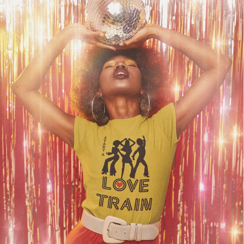 Love Train Disco Fancy Dress Women’s T-Shirt - Womens