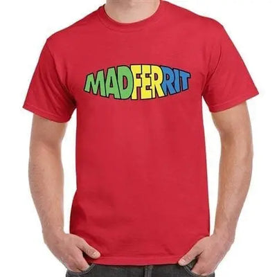 Mad For It Madchester Mens T-Shirt M / Red
