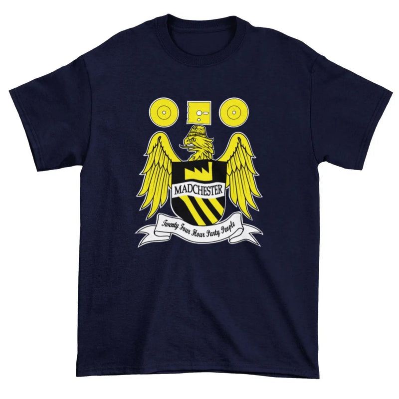 Madchester 24 Hour Party People Coat of Arms Men&