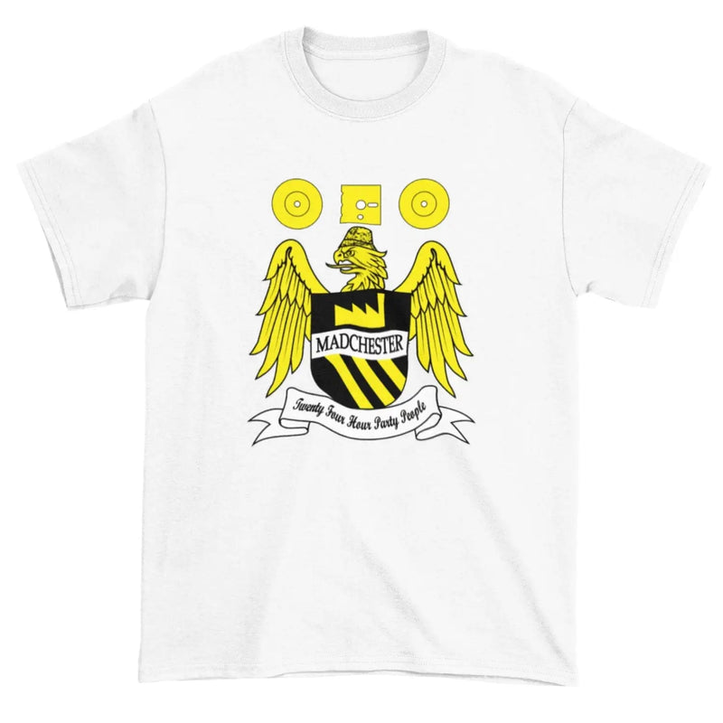 Madchester 24 Hour Party People Coat of Arms Men&