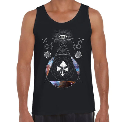 Magic Mushroom Trip Men's Vest Tank Top XL