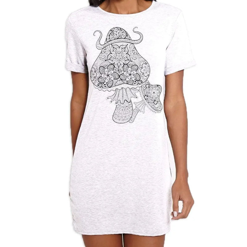 Magic Mushrooms Large Print Women&