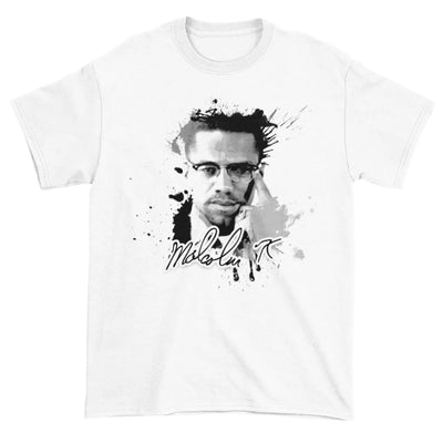 Malcolm X Grunge Design Men's T-Shirt XL