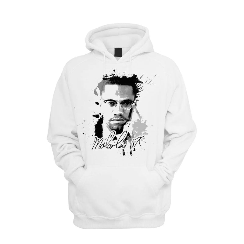 Malcolm X Grunge Design Pouch Pocket Hoodie XL