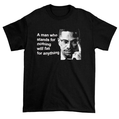 Malcolm X Man Quote Men's T-Shirt XL