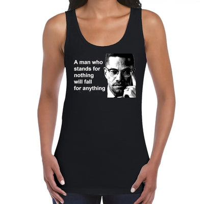 Malcolm X Man Quote Women's Tank Vest Top XL