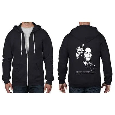 Malcolm X Quote Full Zip Hoodie