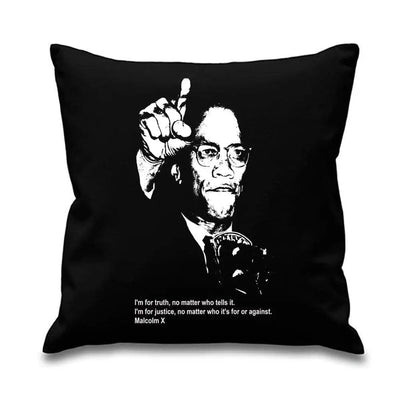 Malcolm X Quote Scatter Cushion