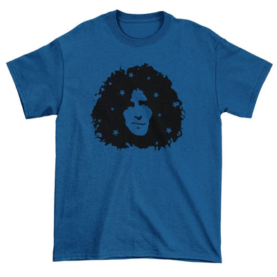 Marc Bolan Stars Mens T-Shirt XXL / Royal Blue