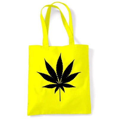 Marijuana Cannabis Leaf Tote Shoulder Shopping Bag